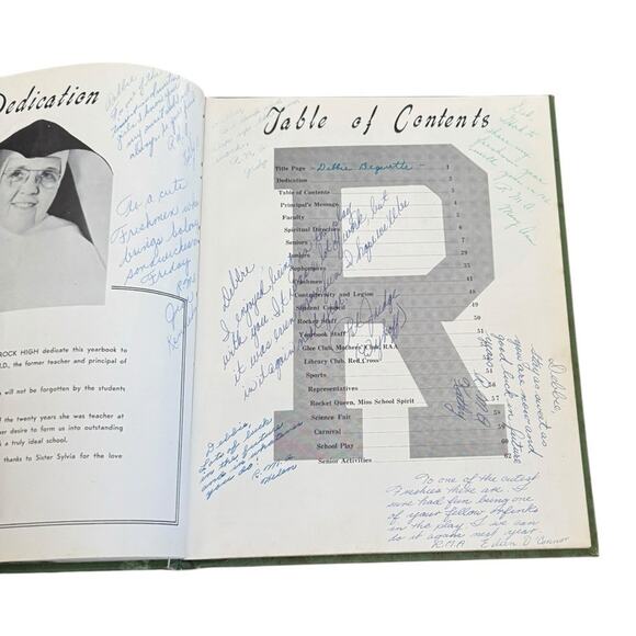Yearbook 1961 St. Alphonsus Rock High School St Louis Missouri MO Rocket Signed - Picture 5 of 11